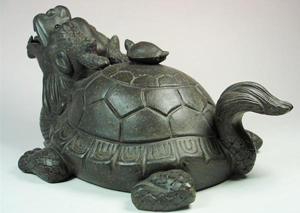 石雕龙龟_龙龟雕塑图片