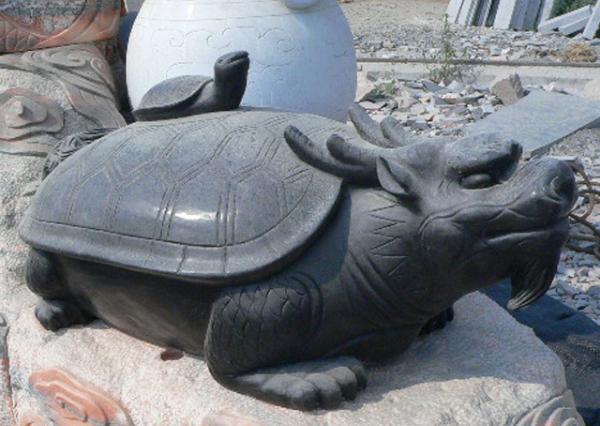 石雕龙龟价格_龙龟雕塑图片