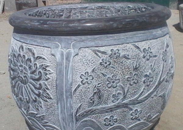 仿古石雕水缸_石雕水缸厂家图片