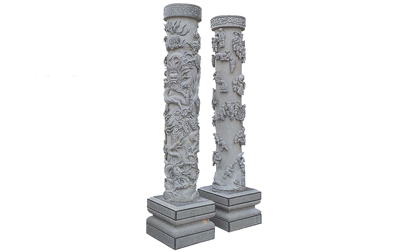 石龙柱雕刻景观